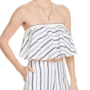 Helen Owen x Aqua Tube Top Crop Top